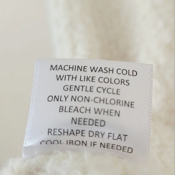 Versona Size Large Color Block Soft Fuzzy 3 Quarter Sleeve Sweater Dress - Picture 6 of 8